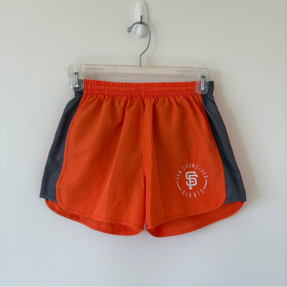 Victoria's Secret San Francisco Giants Baseball Orange Active Athletic Shorts